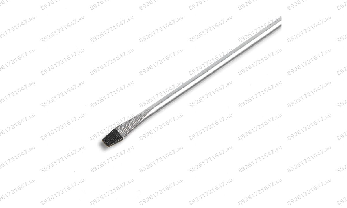  SL3100 Отвертка шлицевая ROSSVIK SL3*100мм (1)