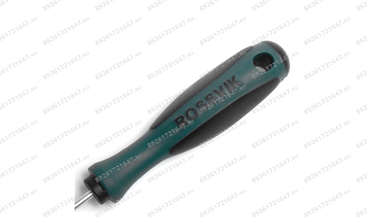  SL3100 Отвертка шлицевая ROSSVIK SL3*100мм (0)