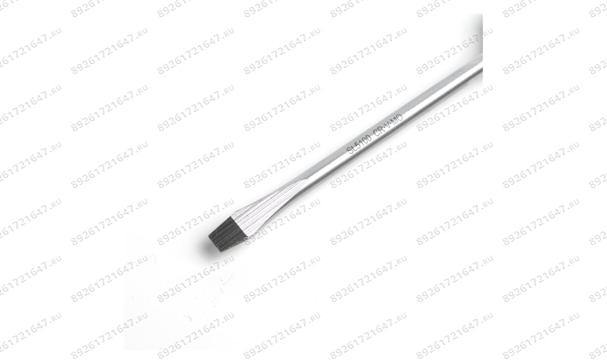  SL5100 Отвертка шлицевая ROSSVIK SL5*100мм (1)