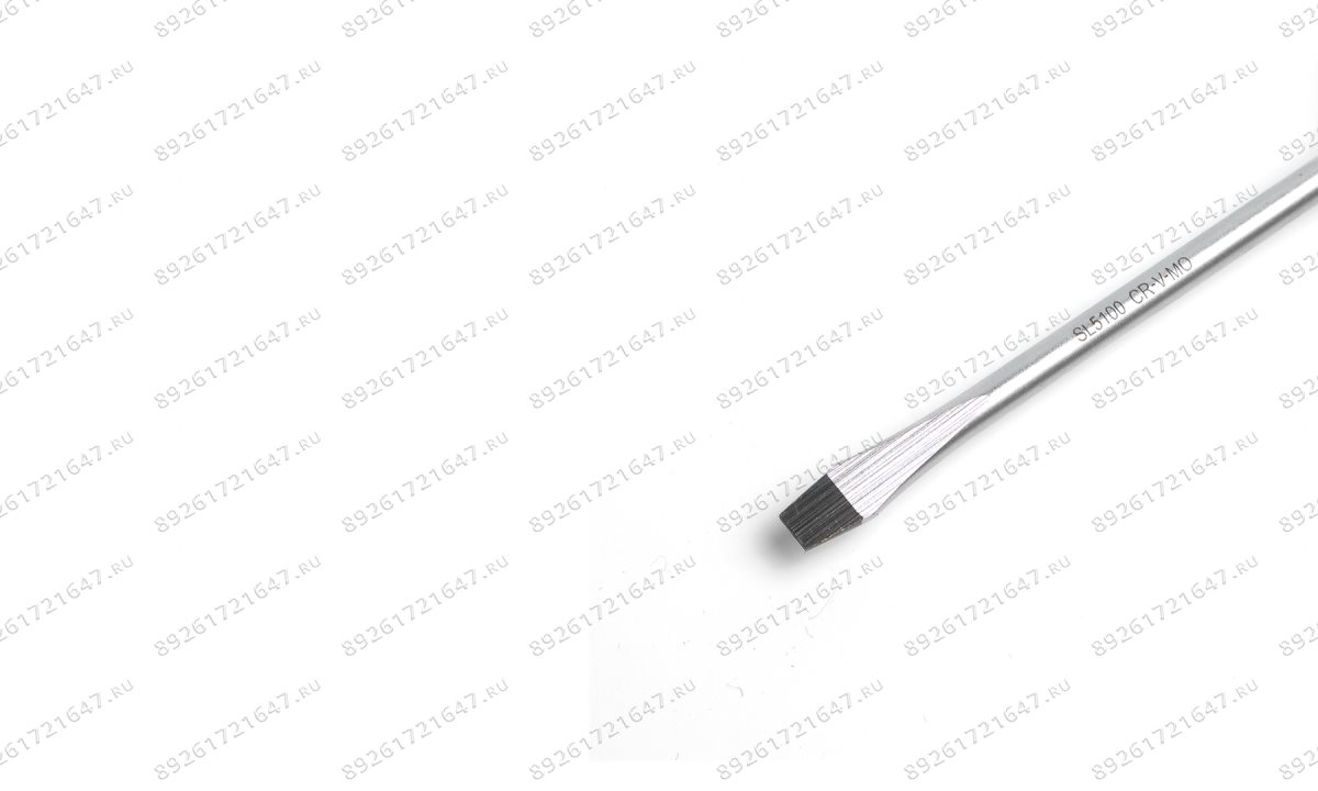  SL5100 Отвертка шлицевая ROSSVIK SL5*100мм (1)