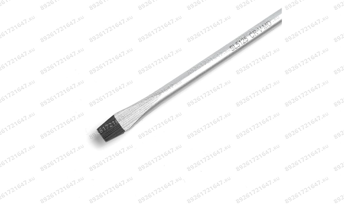  SL5125 Отвертка шлицевая ROSSVIK SL5*125мм (1)