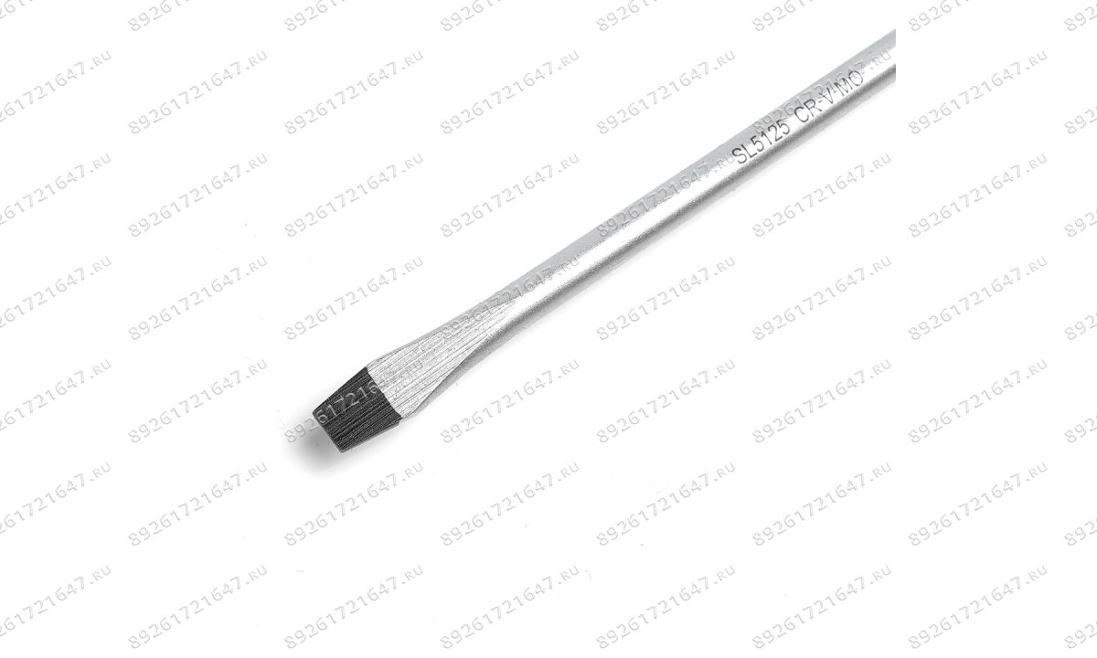  SL5125 Отвертка шлицевая ROSSVIK SL5*125мм (1)