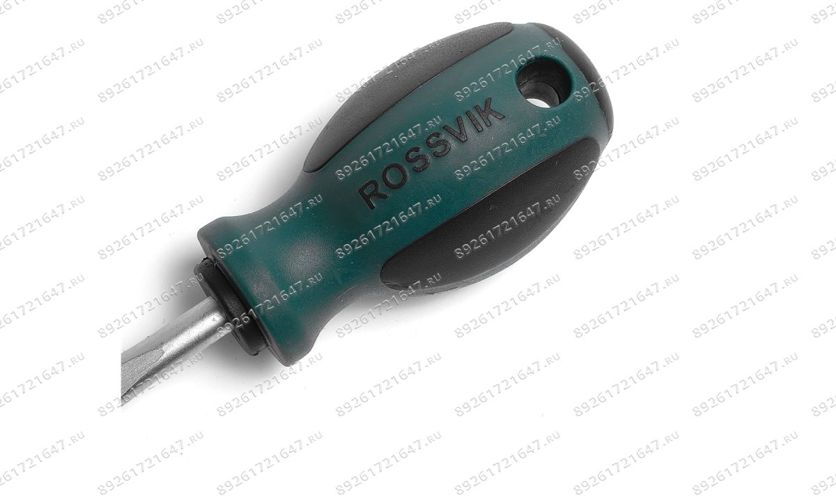  SL6040 Отвертка шлицевая ROSSVIK SL6*40мм (0)