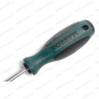  SL6125 Отвертка шлицевая ROSSVIK SL6*125мм мни (2)
