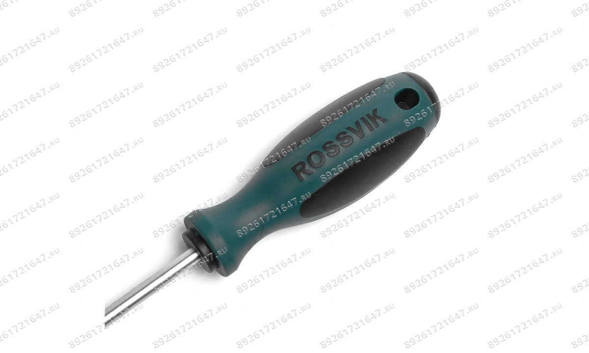  SL6200 Отвертка шлицевая ROSSVIK SL6*200мм (0)