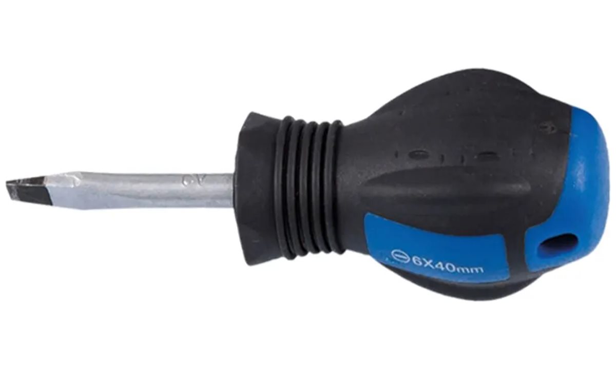  Шлицевая плоская отвертка SL, 40 мм, СТАНКОИМПОРТ, CS-30.01.6x40 (0)