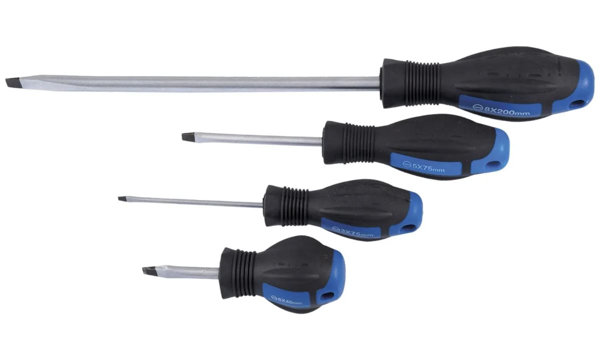  Плоские шлицевые отвертки SL, 150 мм, CS-30.01.8x150 (0)