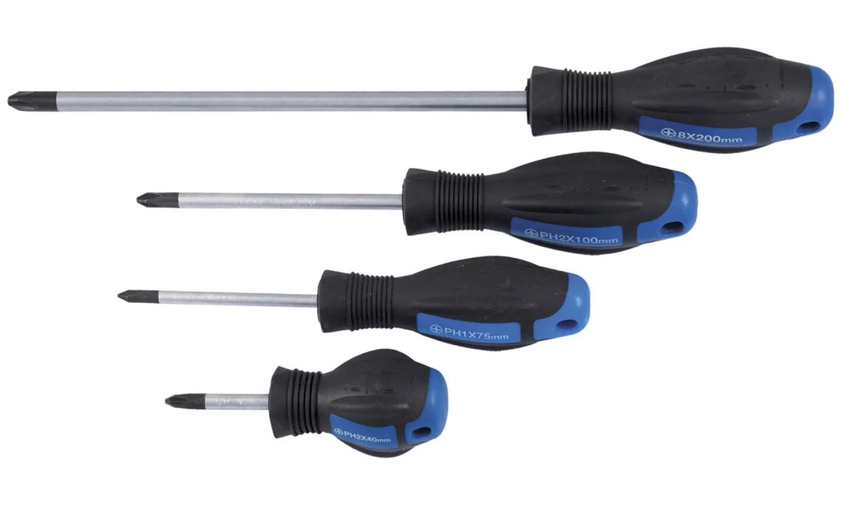  Отвертка крестовая PH, 75 мм, СТАНКОИМПОРТ, CS-30.02.1x75 (0)