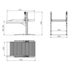  KraftWell KRWF3P Парковка двухстоечная, г/п 3000 кг. мни (1)