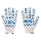  Перчатки хб 6 нитей 10 класс 150ТЕКС белые 1 пара NORDBERG NCG610150.1 NCG610150_1 мни (1)