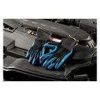  Перчатки маслобензостойкие, черная основа/ синее покрытие NORDBERG NPG1508BB мни (3)