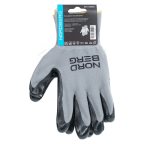  Перчатки маслобензостойкие, серая основа/ черное покрытие NORDBERG NPG1508GB NPG1508GB мни (1)