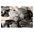  Перчатки маслобензостойкие, серая основа/ черное покрытие NORDBERG NPG1508GB NPG1508GB мни (3)