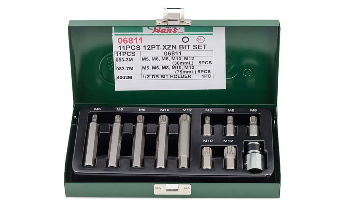  Набор бит в кейсе XZN Hans, 06811 (0)