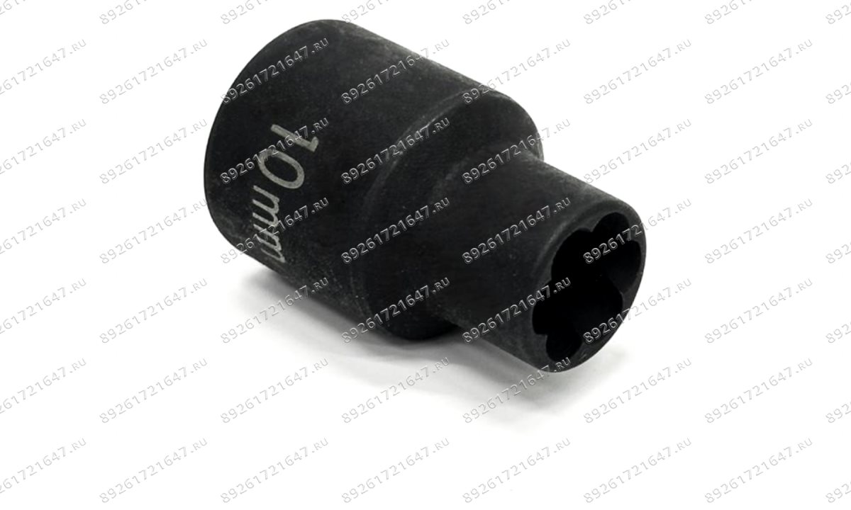  CS-12.25.10 короткая торцевая спиральная головка на 1/2, 10 мм (0)