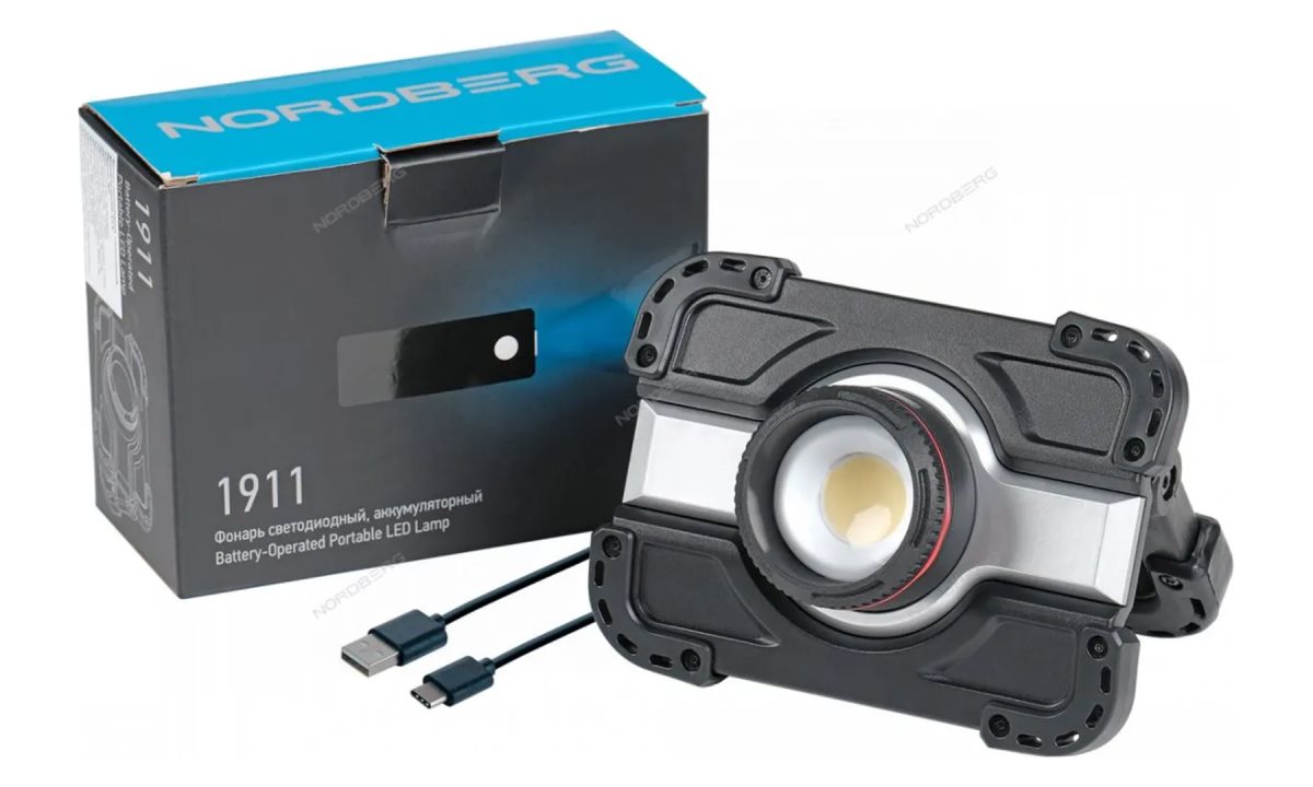  Фонарь светодиодный, стационарный, аккумуляторный, 3,6 В NORDBERG 1911 (0)