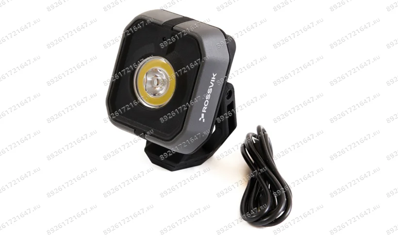 FL1000W Фонарь светодиодный ROSSVIK, аккумуляторный, 400люмен, 3.7В, 2500мАч фото