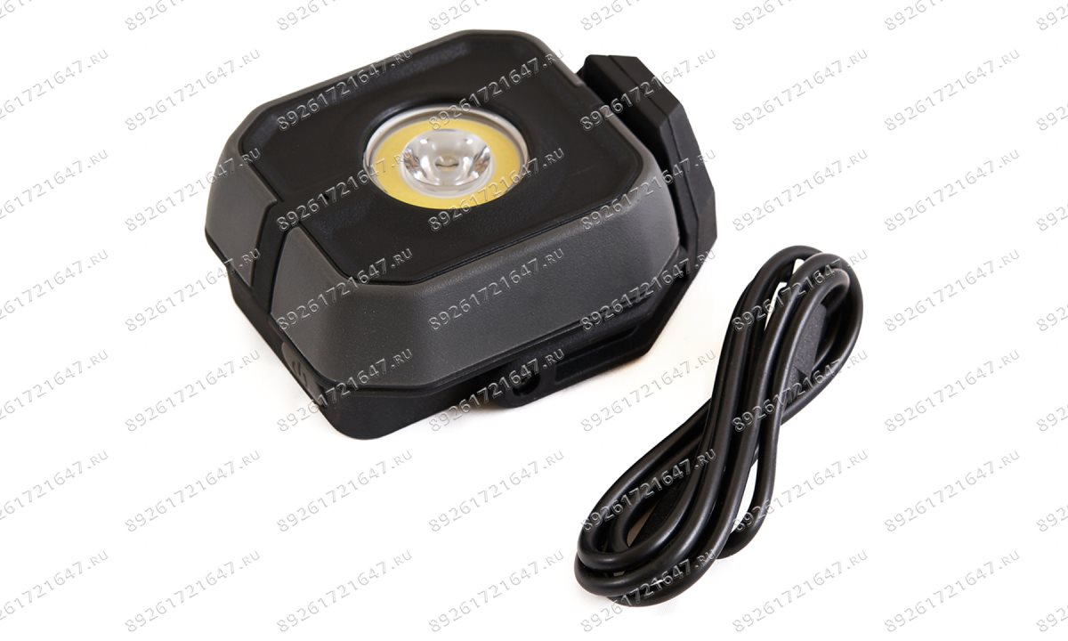  FL1000W Фонарь светодиодный ROSSVIK, аккумуляторный, 400люмен, 3.7В, 2500мАч (1)