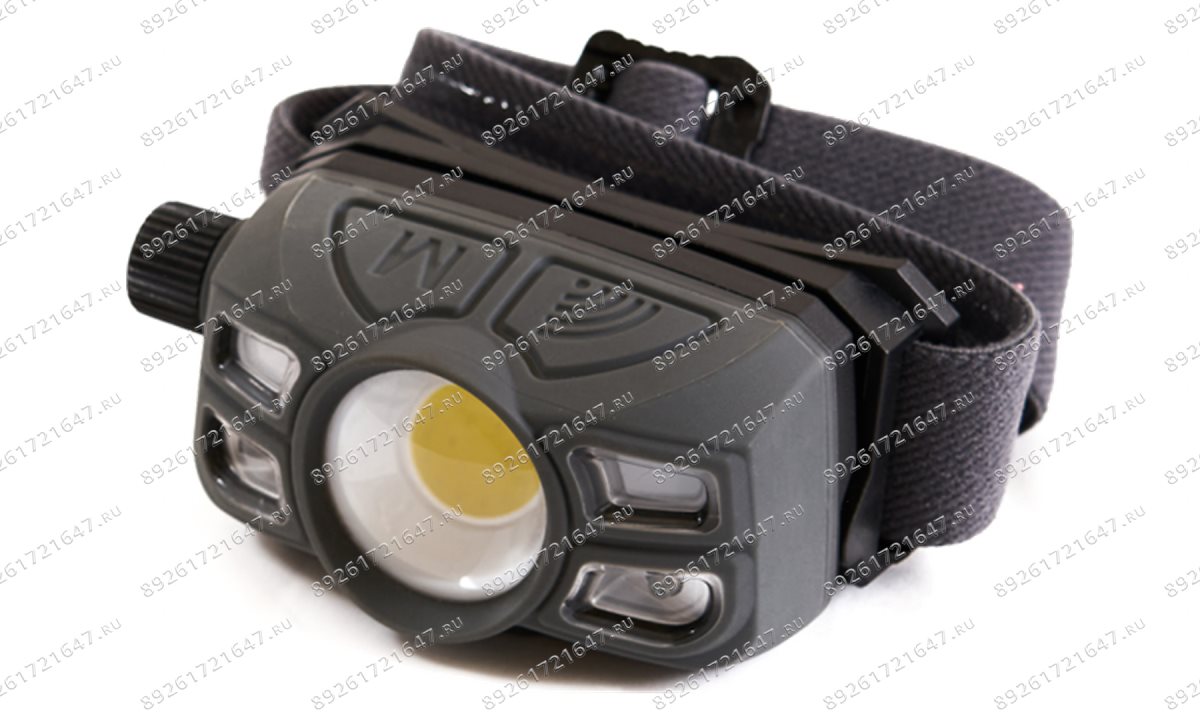  FL600 Фонарь светодиодный ROSSVIK, аккумуляторный, налобный, 600люмен, 3.7В, 1200мАч (1)