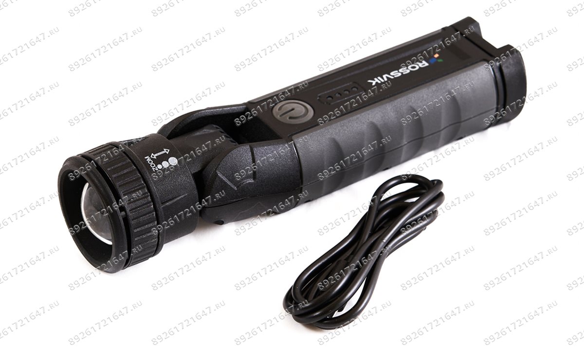  FL900W Фонарь светодиодный ROSSVIK, аккумуляторный, 900люмен, 3.7В, 2500мАч (1)