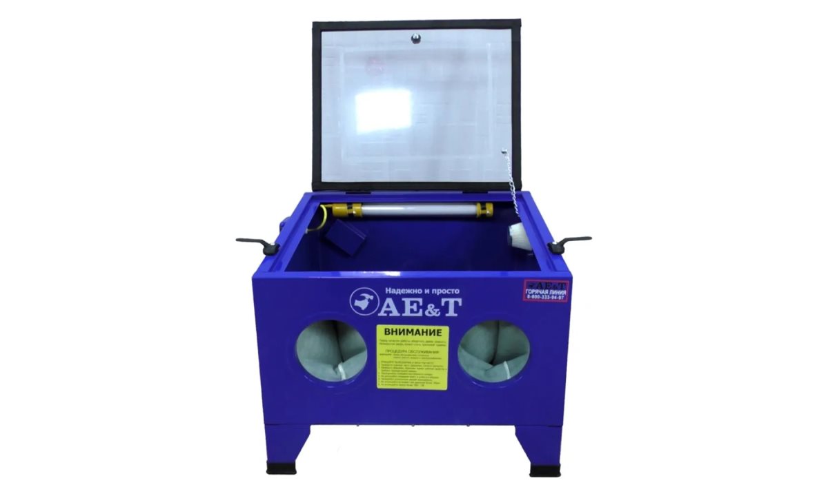  Камера пескоструйная T06301 AE&T 90л настольная (1)