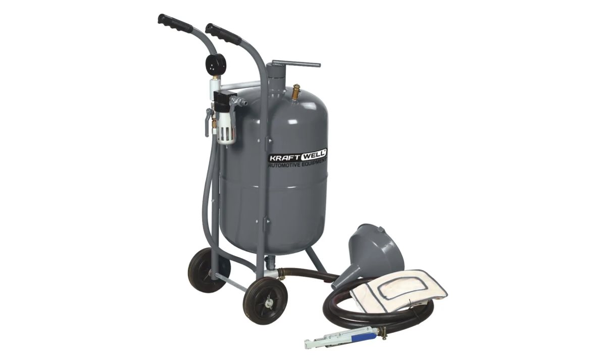  KraftWell KRW-SB10H Установка пескоструйная, бак для песка 37 л (0)