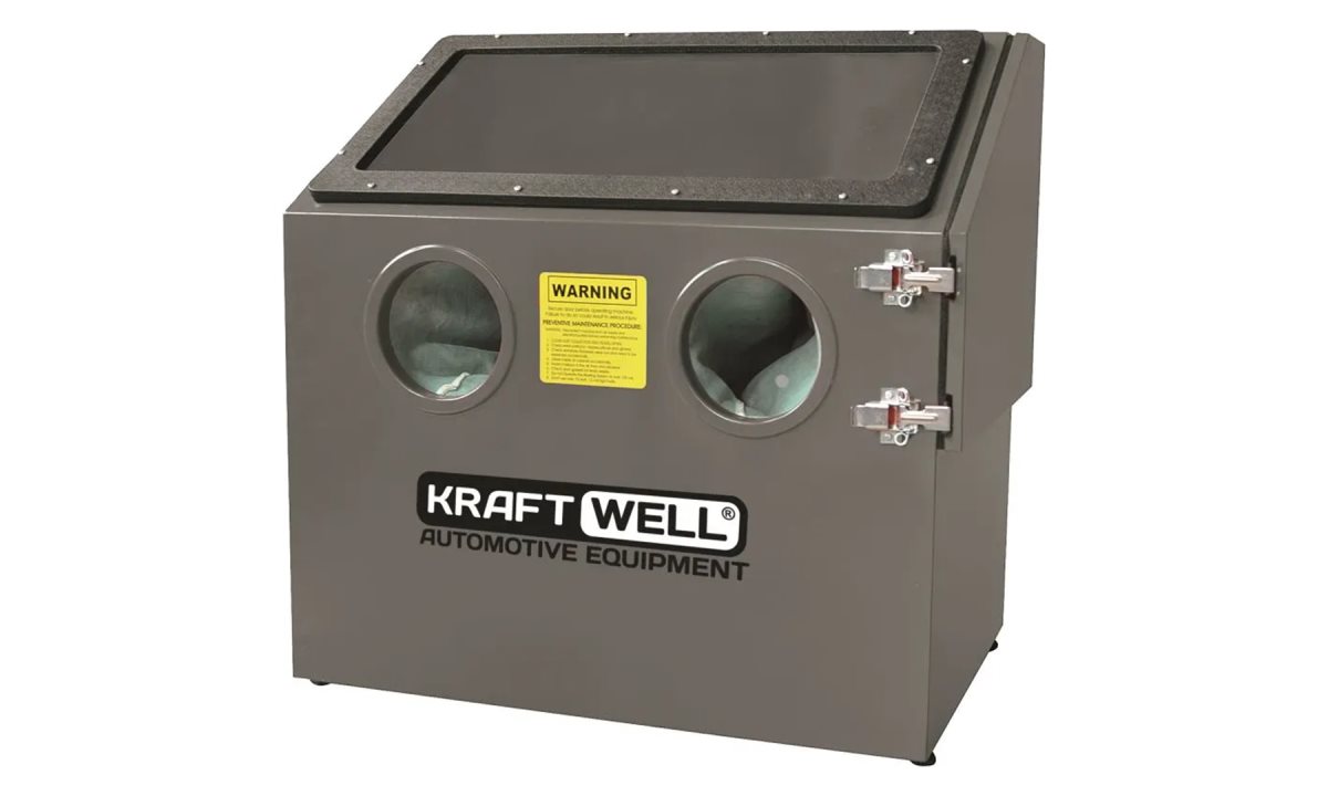 KraftWell KRW-SB110 Камера пескоструйная настольная, боковая загрузка, 110 л (0)