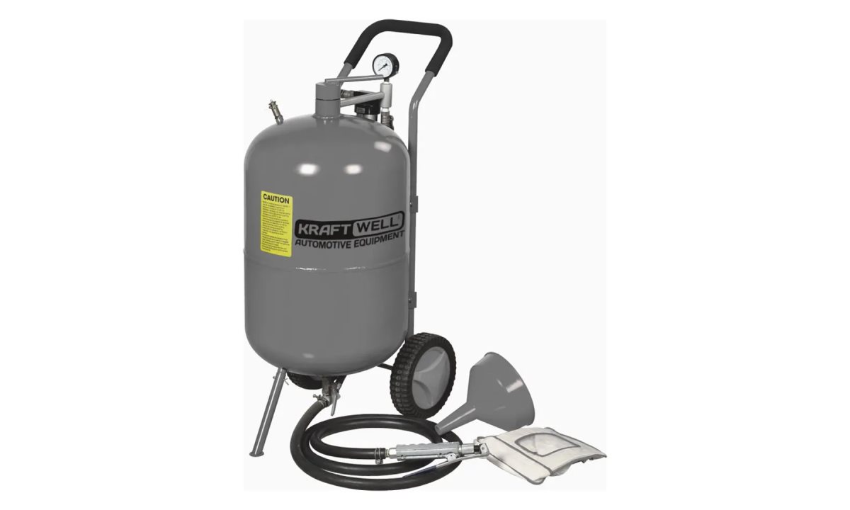  KraftWell KRW-SB20H Установка пескоструйная, бак для песка 74 л (0)