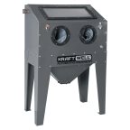  KraftWell KRW-SB220F Камера пескоструйная, фронтальная загрузка, 220 л мни (0)