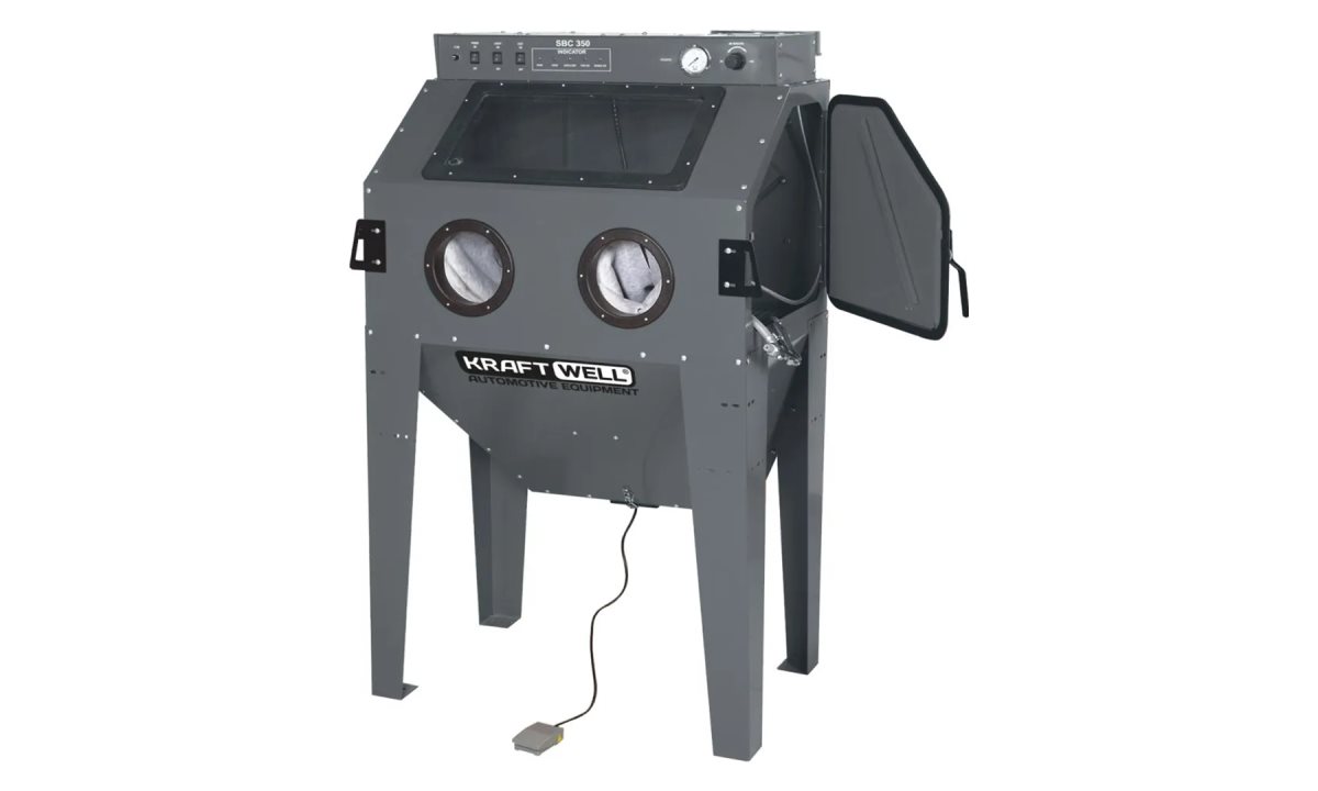 KraftWell KRW-SB350S Камера пескоструйная, боковая загрузка, 350 л (0)