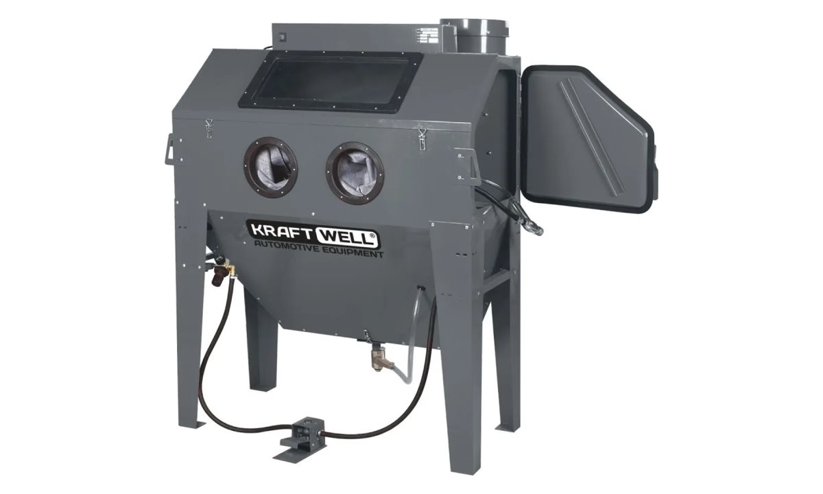  KraftWell KRW-SB420S Камера пескоструйная, боковая загрузка, 420 л (1)