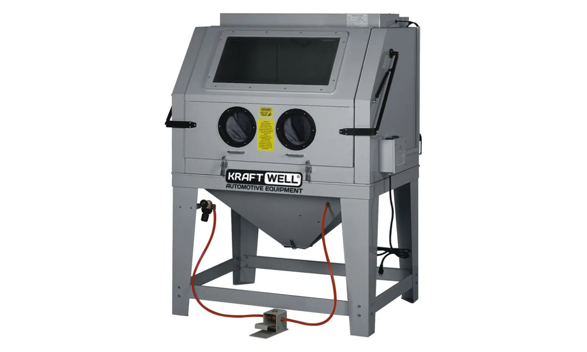  KraftWell KRW-SB990S Камера пескоструйная, фронтальная загрузка, 990 л (0)