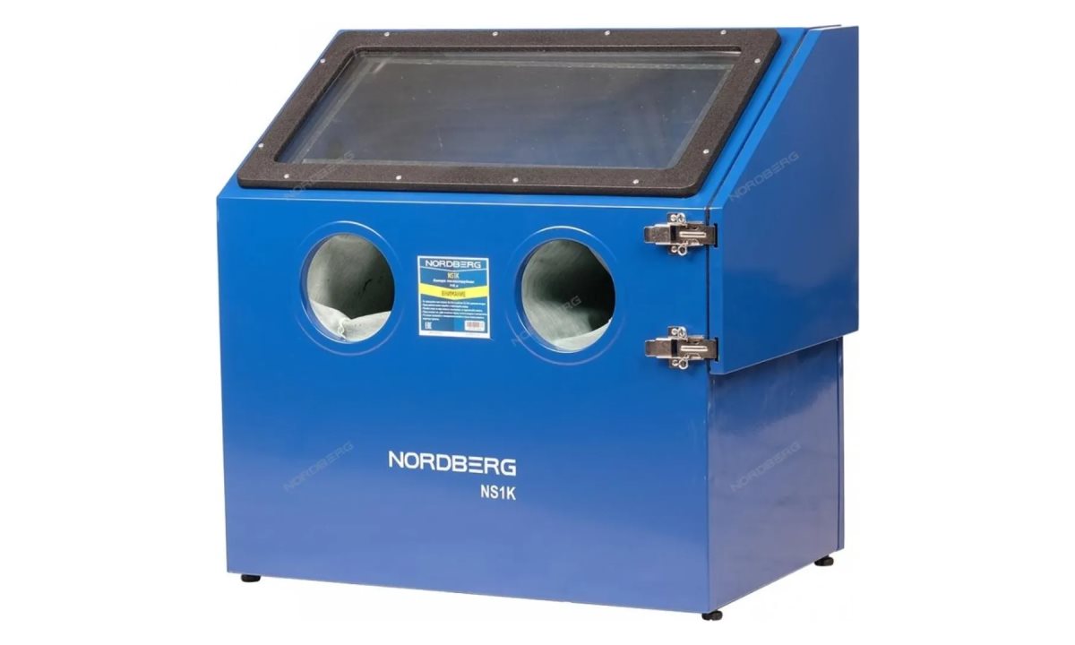  Камера пескоструйная настольная, боковая загрузка 110 л NORDBERG NS1K (0)