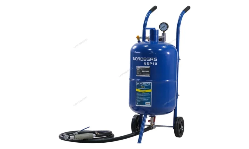 Установка пескоструйная, бак для песка 37 л NORDBERG NSP10 фото