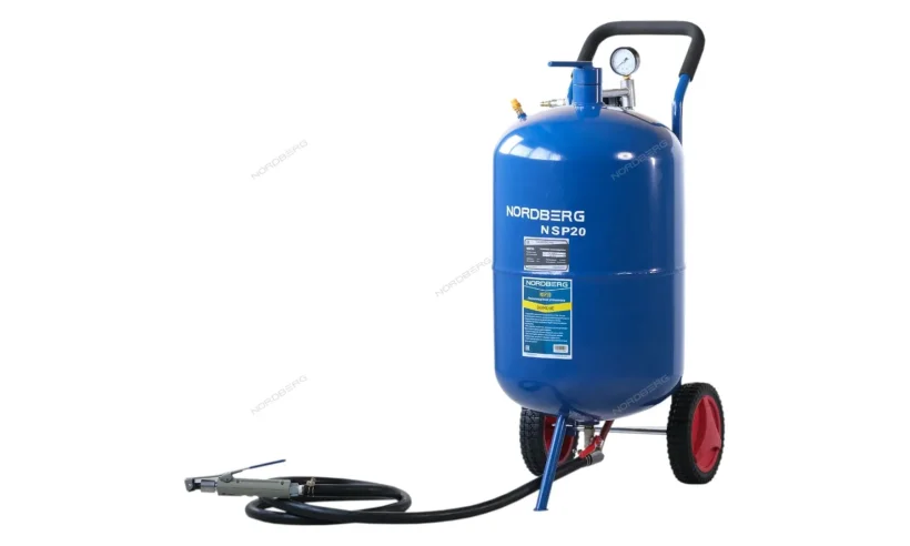 Установка пескоструйная, бак для песка 74 л NORDBERG NSP20 фото