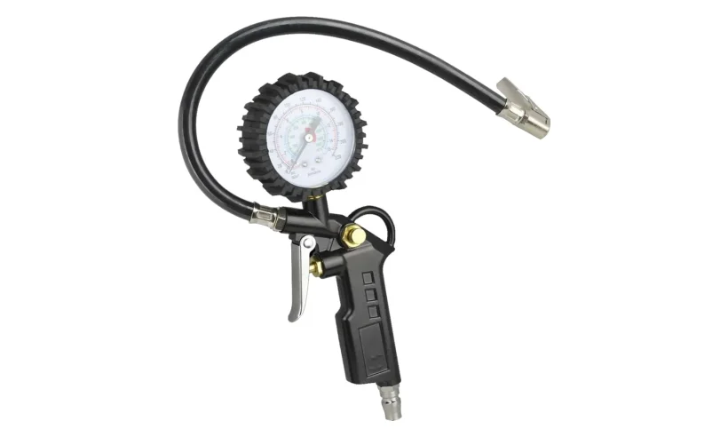 KraftWell KRWTG-A Пистолет для подкачки шин с аналоговым манометром фото