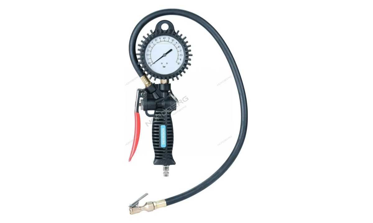  Пистолет для подкачки колес с жидкостным манометром 80 мм NORDBERG Ti62 (1)