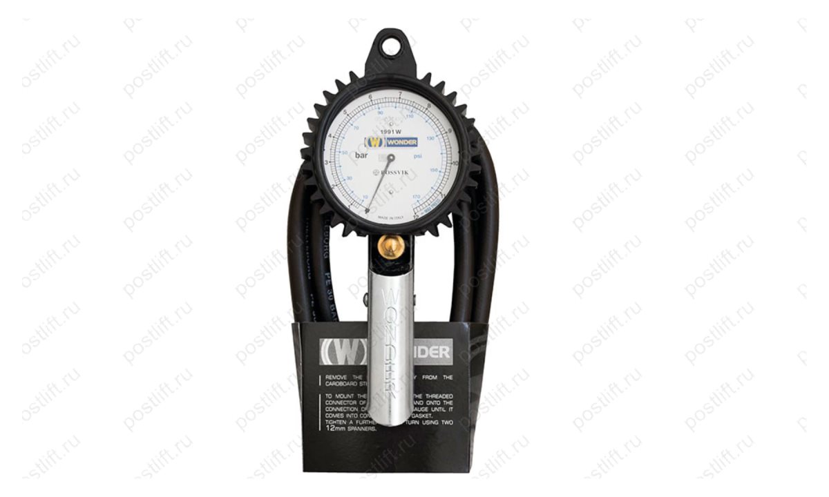  Пистолет накачки 1991W, 0-12бар, ТОЛЬКО РОЗНИЦА (0)