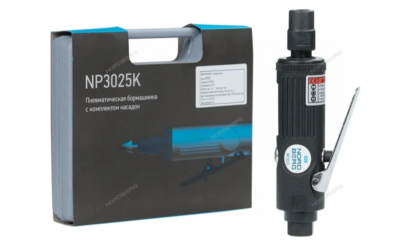 Пневмобормашинка в кейсе NORDBERG NP3025K фото