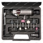  Пневмодрель ROSSVIK RT-1206K с набором насадок, 22000об/мин, цанговый патрон мни (6)