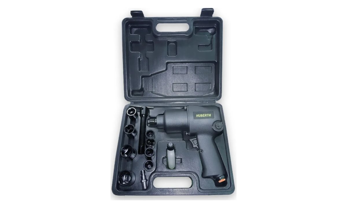  Гайковерт пневматический ударный 1/2 в кейсе, с набором ударных головок (0)