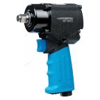  Пневмогайковерт ударный 1/2, 680Нм, укороченный, с 3мя головками в кейсе NORDBERG NP14075K мни (4)