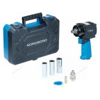 Пневмогайковерт ударный 1/2, 680Нм, укороченный, с 3мя головками в кейсе NORDBERG NP14075K фото