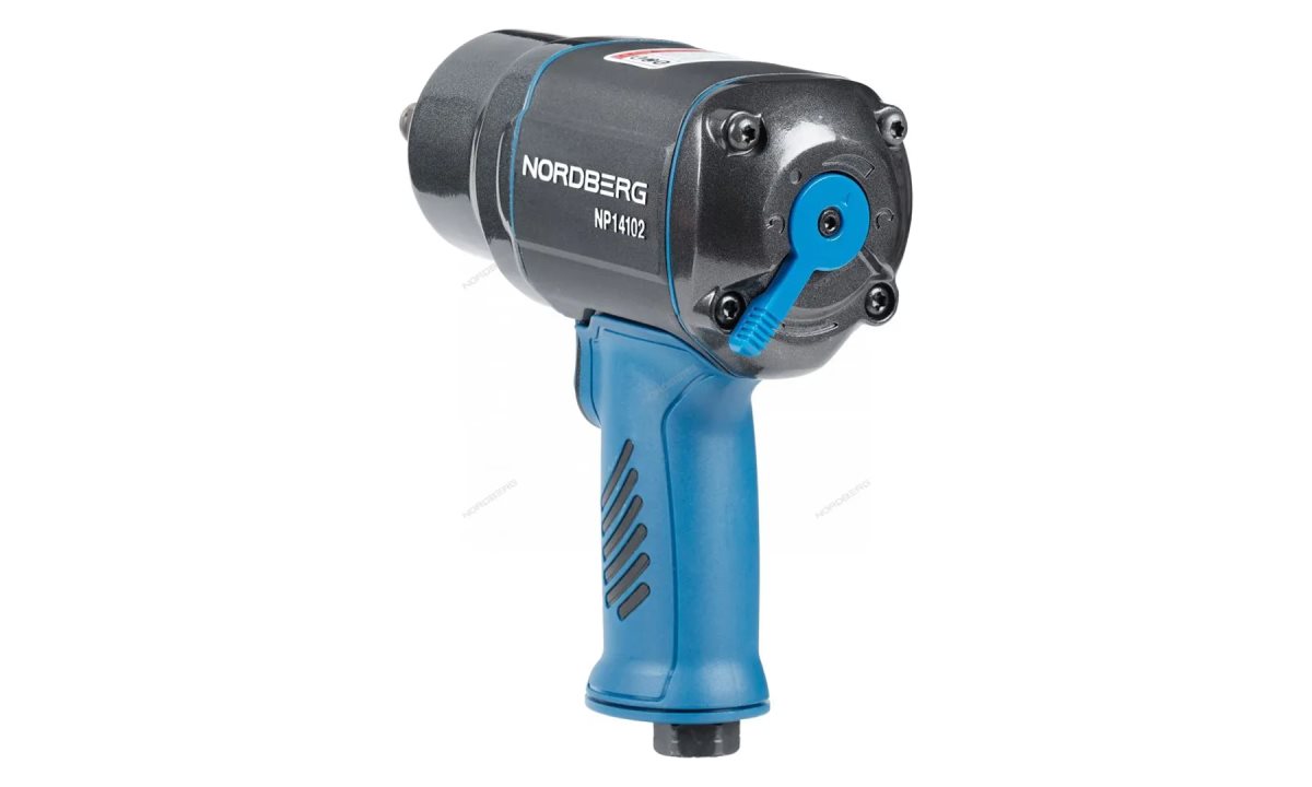  Пневмогайковерт ударный 1/2, 1300Нм, переключение одной рукой NORDBERG NP14102 (1)