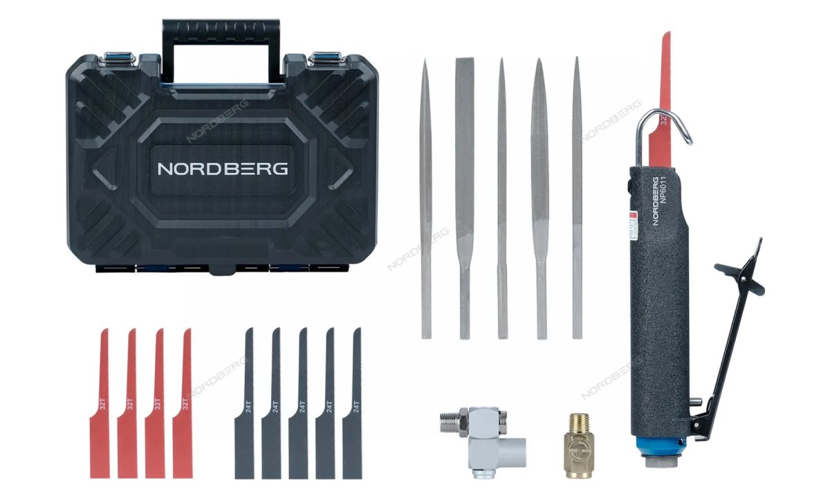  Пневмолобзик в кейсе NORDBERG NP6011K (1)