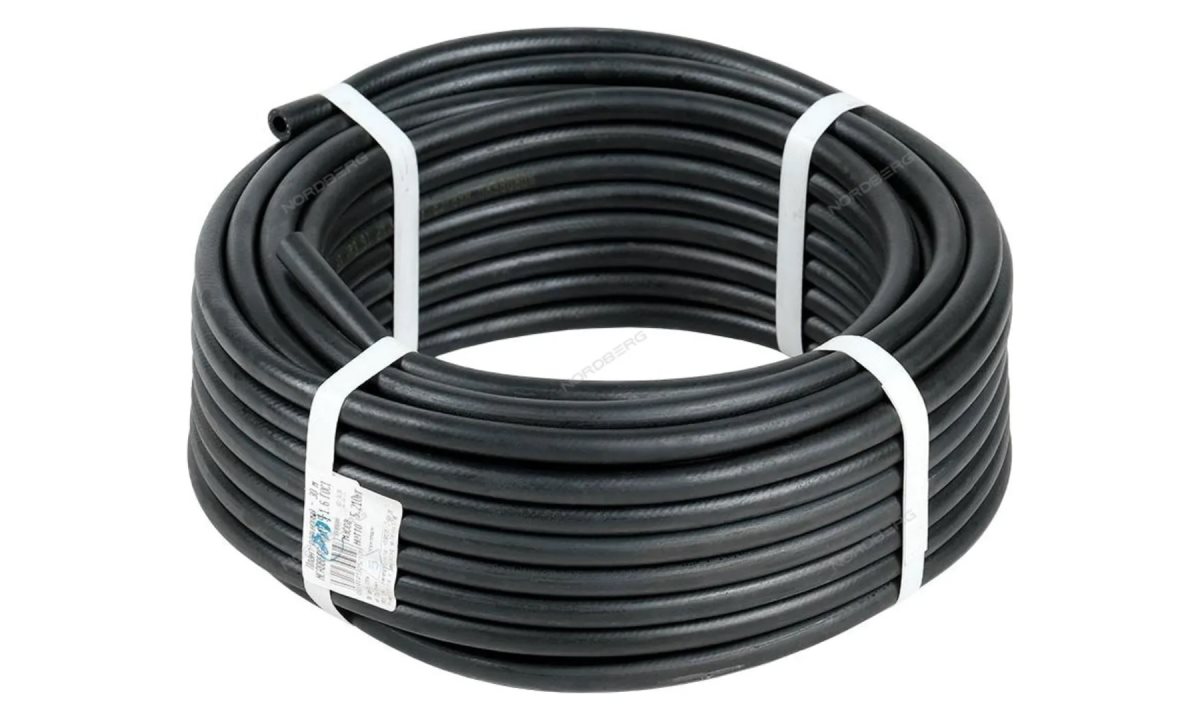  Шланг воздушный резиновый NBR/CR диам. 8х16,5мм, 1м. H816NBR (1)