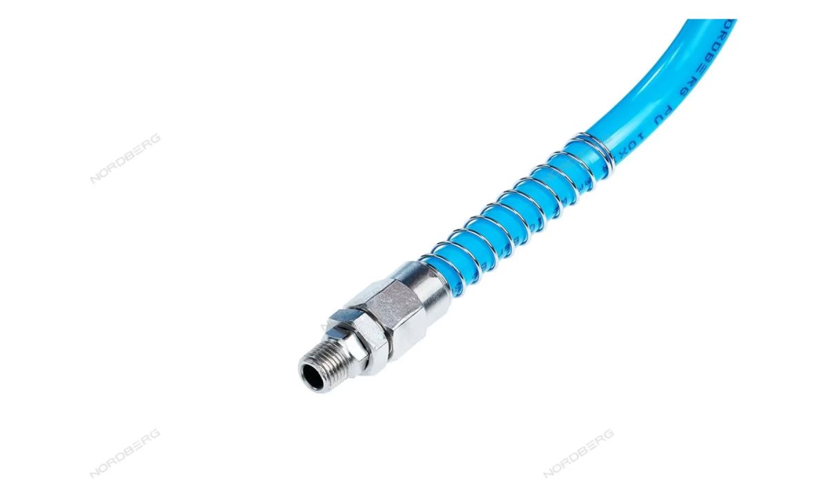  Шланг полиуретановый спиральный 8х12 мм, 10 м Nordberg HS0810PU (1)
