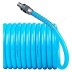  Шланг воздушный спиральный полиуретановый диам. 10х14мм, 15м NORDBERG HS1015PU мни (2)