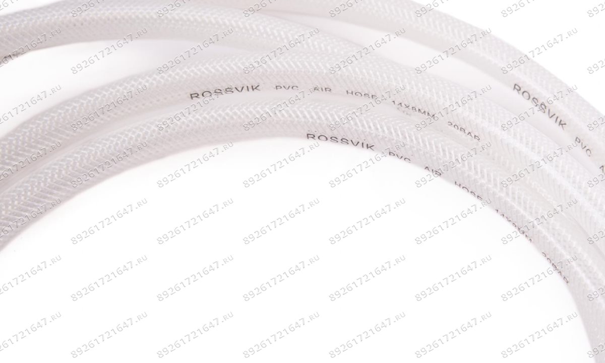  D660/2.R Шланг воздушный ROSSVIK ПВХ 8х14мм 20bar (1)