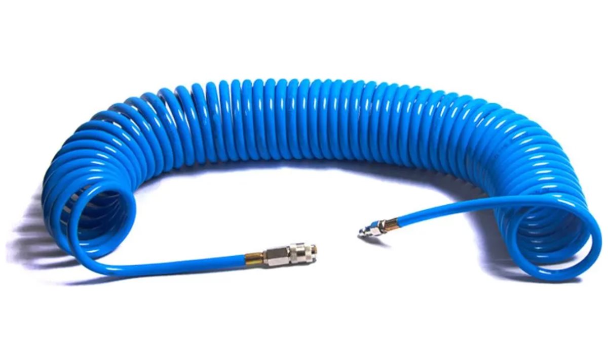  Шланг воздушный спиральный пневматический 12/17 мм, 15 метров, HS121715 (0)